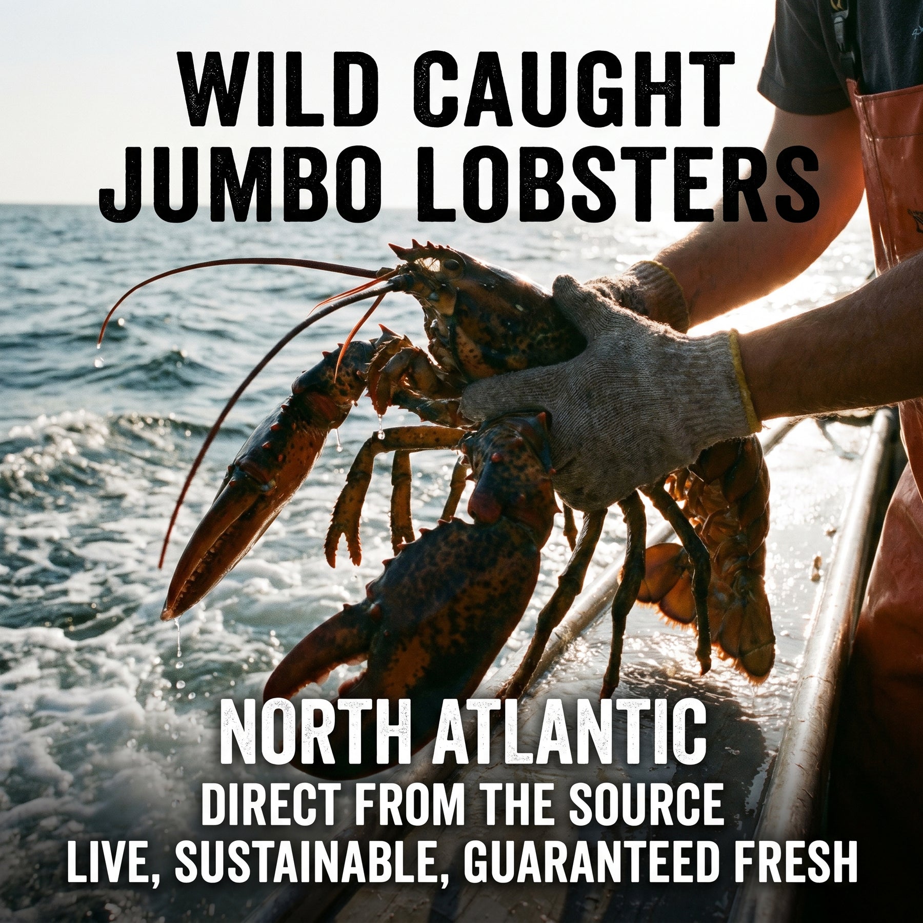 Boston Lobster Family Feast Pack - Wild-Caught Atlantic Seafood | Ready-to-Cook, Flash-Frozen & High Protein