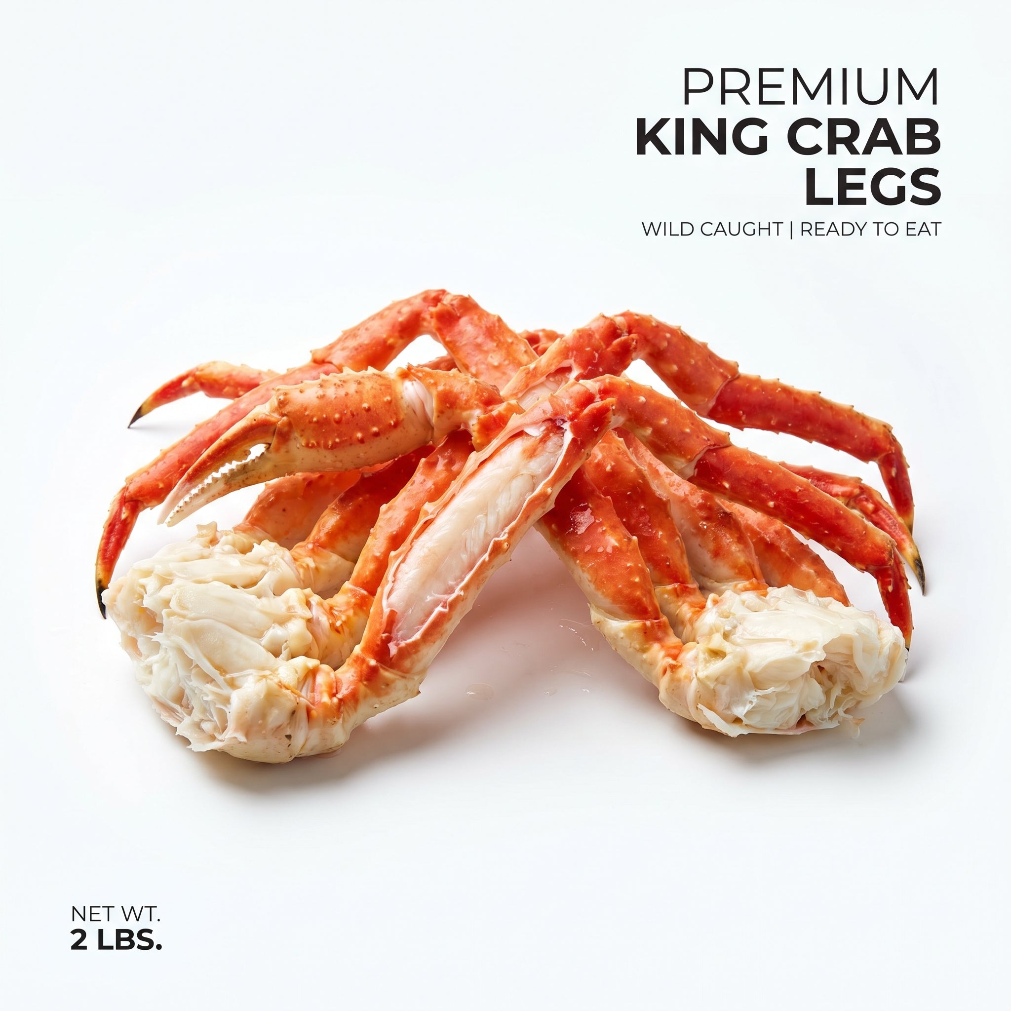 Colossal Whole King Crab Legs 3lb Family Feast Box - Wild-Caught Seafood Excellence | Flash-Frozen & Ready to Eat