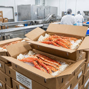 Colossal Whole King Crab Legs 3lb Family Feast Box - Wild-Caught Seafood Excellence | Flash-Frozen & Ready to Eat