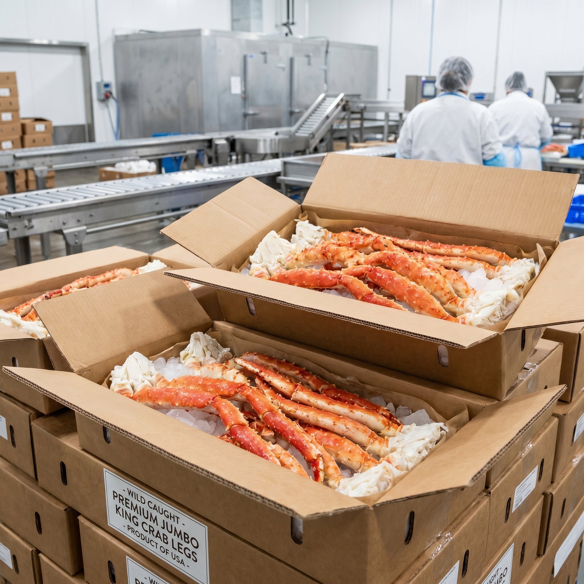 Colossal Whole King Crab Legs 3lb Family Feast Box - Wild-Caught Seafood Excellence | Flash-Frozen & Ready to Eat